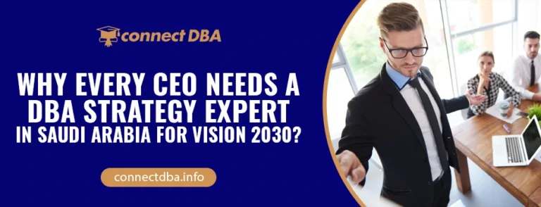 DBA Strategy Expert in Saudi Arabia for Vision 2030